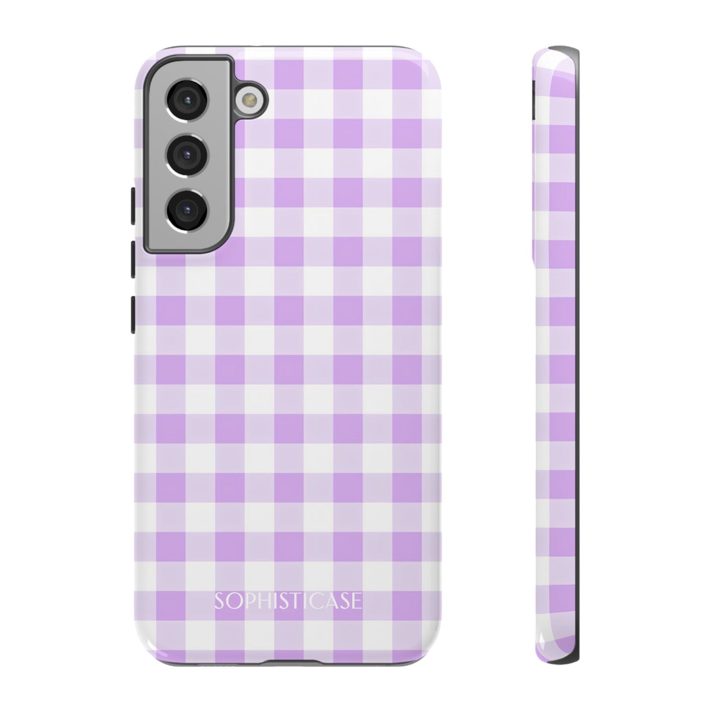 Tough Case - Gingham in Purple