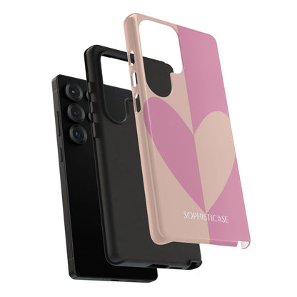 Be Mine in Pink and Brown - iPhone Case, Samsung Galaxy Case, Google Pixel Case