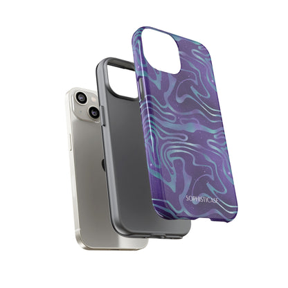 Cosmic Zebra in Blue & Purple - iPhone Case, Samsung Galaxy Case, Google Pixel Case