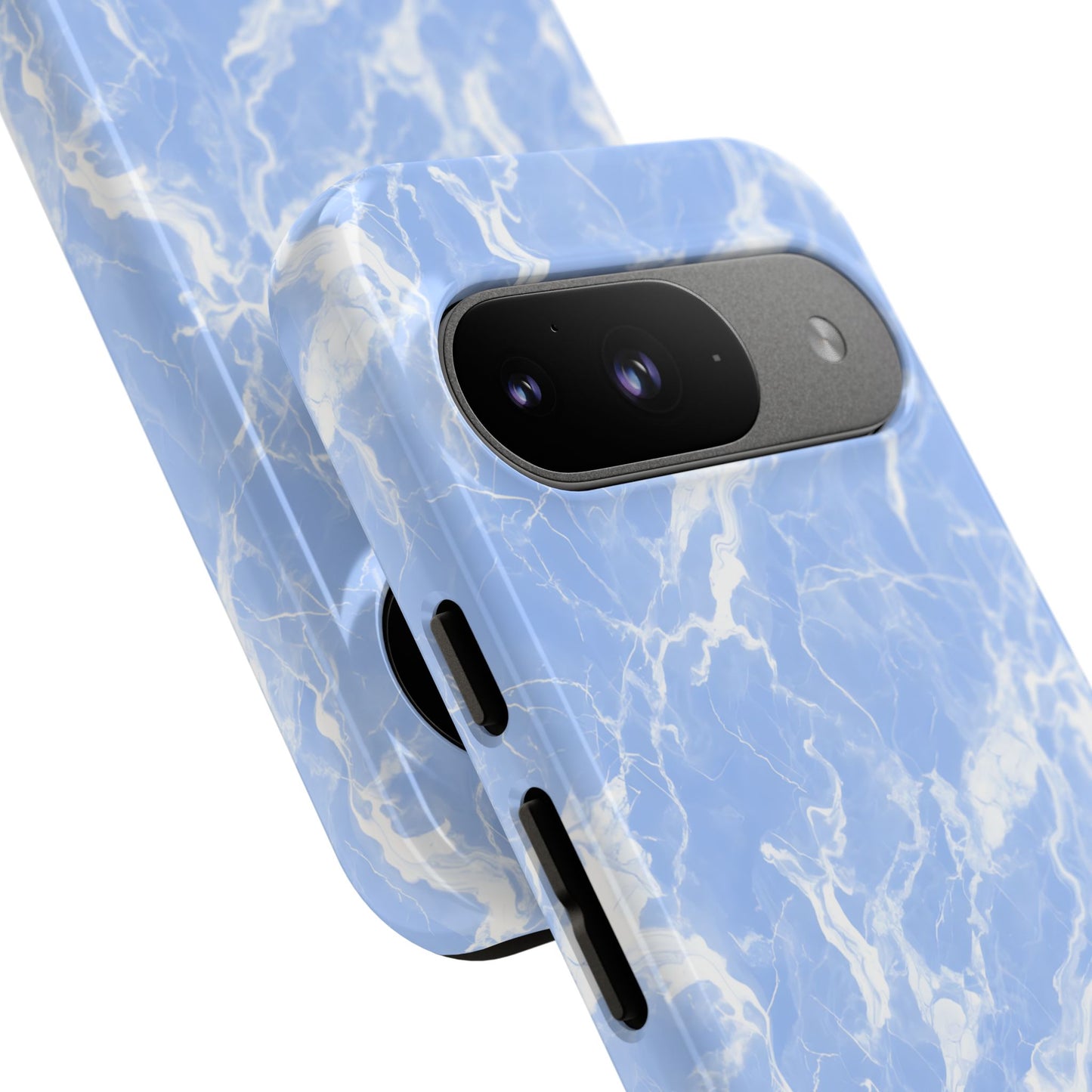 Marble Crush in Blue - Tough Phone Case