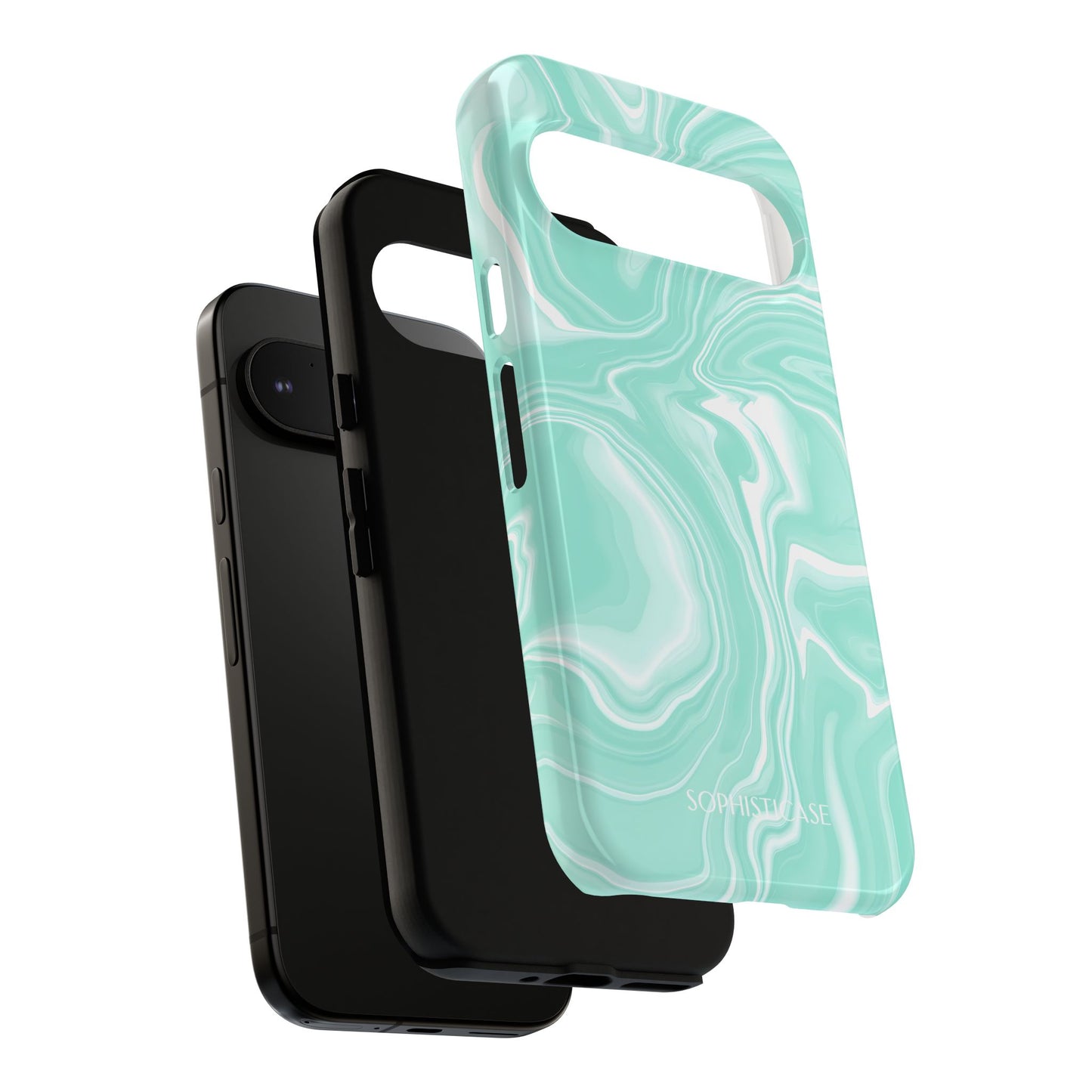 Liquid Dreams in Green - Tough Phone Case