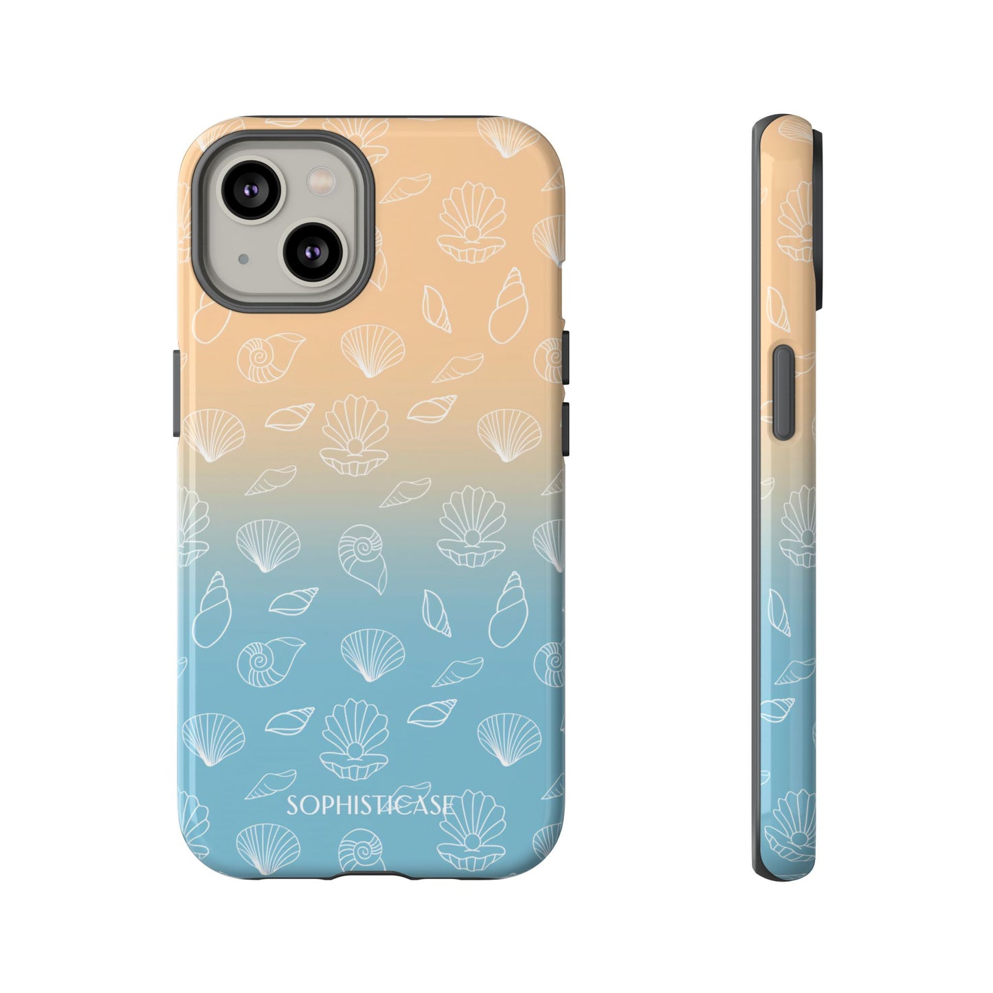 Seashell Society in Sandy Shore - iPhone Case, Samsung Galaxy Case, Google Pixel Case
