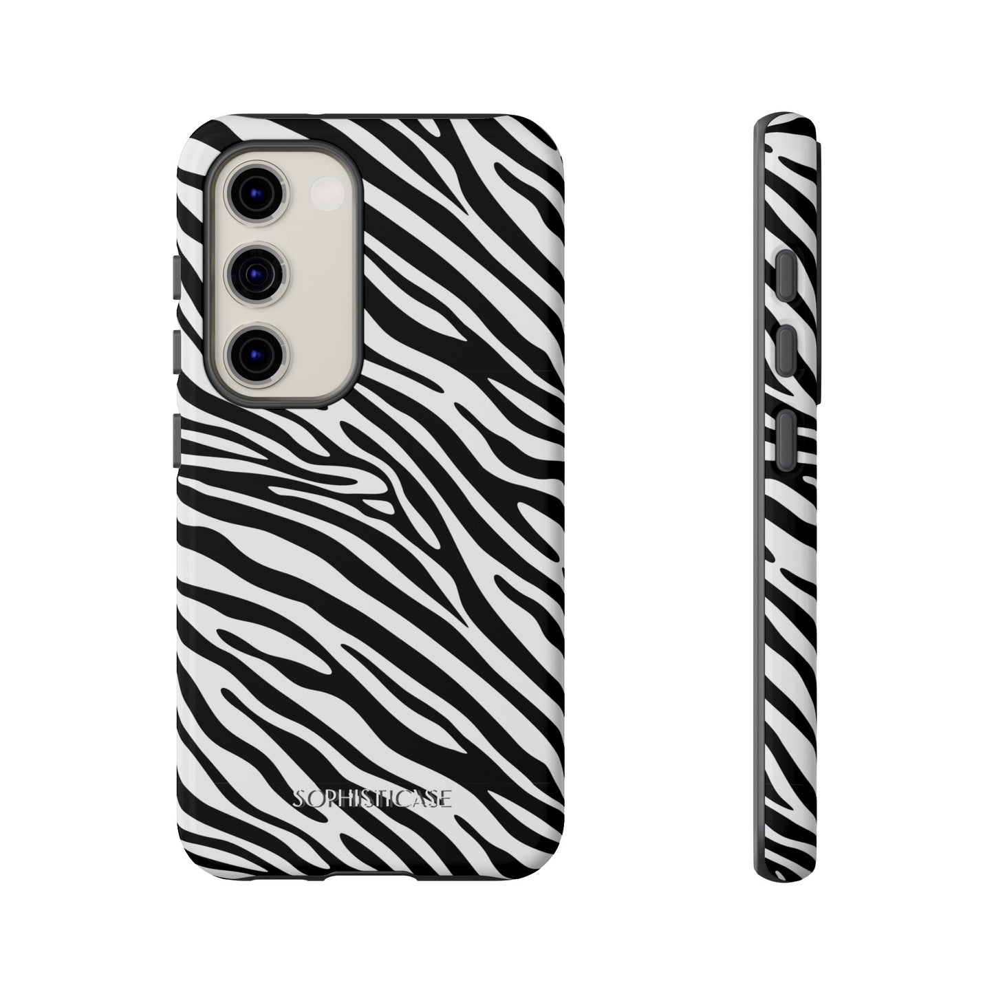 Dark Thoughts in Urban Zebra - Tough Phone Case