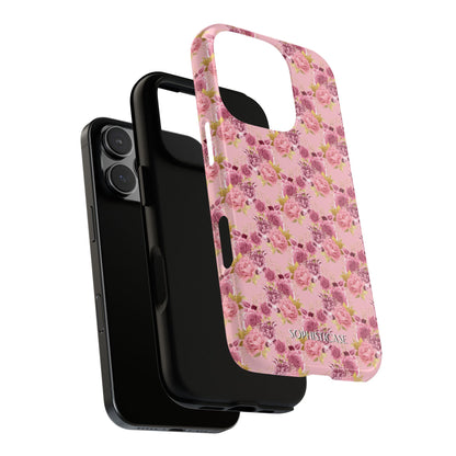 Rose Diamond Romance in Amelie - iPhone Case