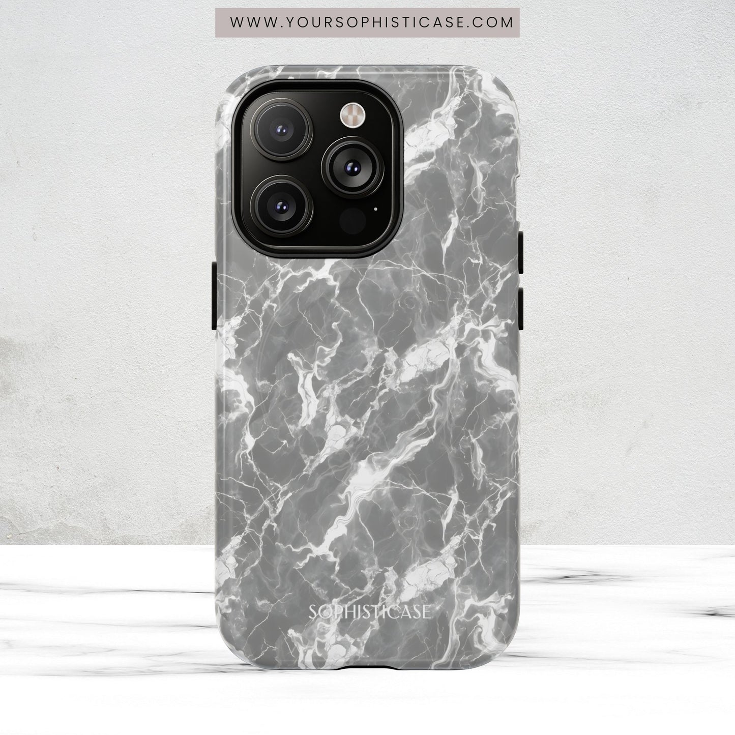 Marble Crush in Grey - Magsafe Case