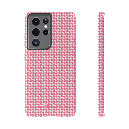 Tough Case - Houndstooth in Salmon