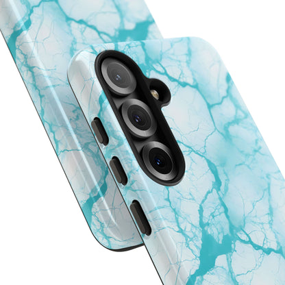 Marble Opulence in Aqua - Tough Phone Case