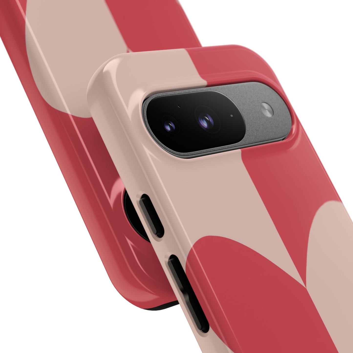 Be Mine in Red and Brown - iPhone Case, Samsung Galaxy Case, Google Pixel Case