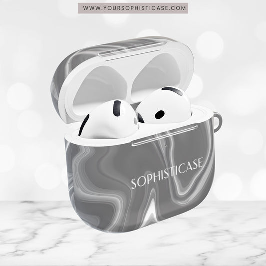 AirPod Cases - Liquid Dreams in Charcoal