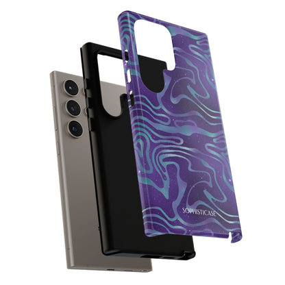 Cosmic Gold in Blue & Purple - iPhone Case, Samsung Galaxy Case, Google Pixel Case