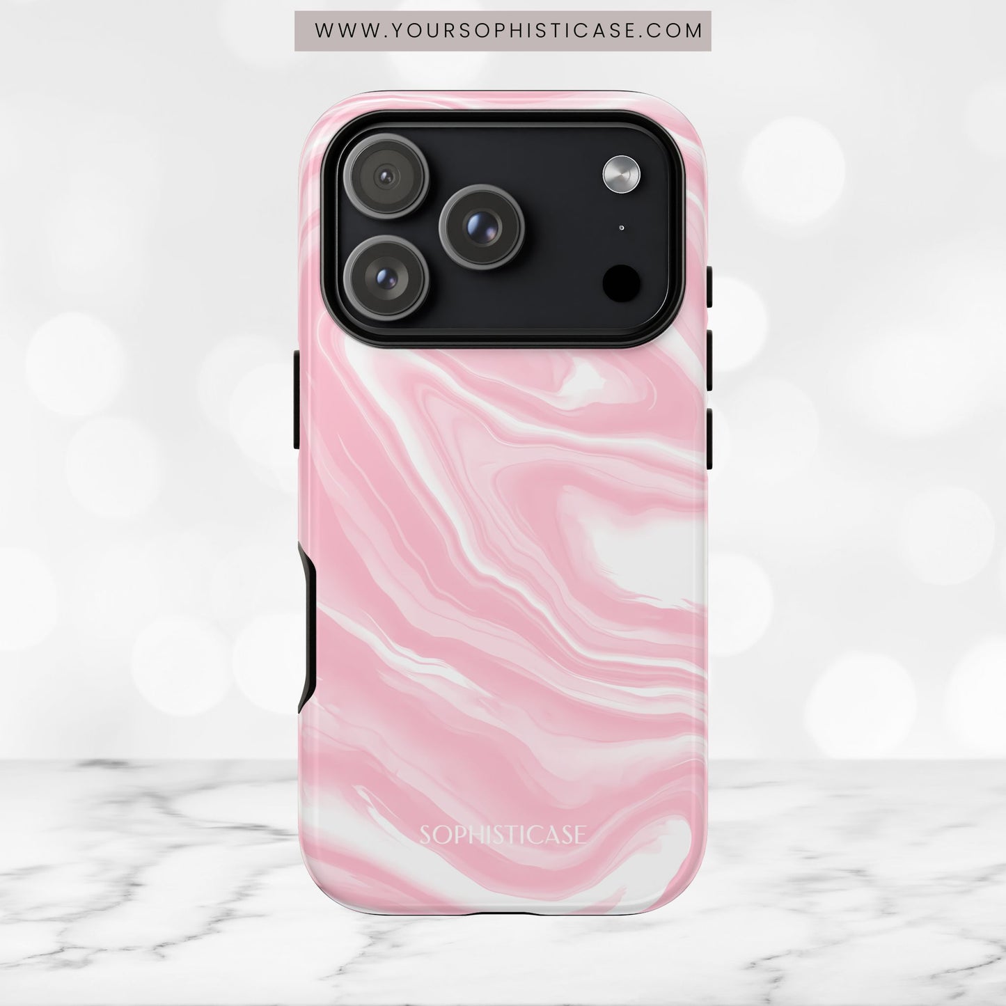 Liquid Dreams in Pink - Tough Phone Case