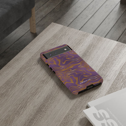 Cosmic Gold in Purple - iPhone Case, Samsung Galaxy Case, Google Pixel Case