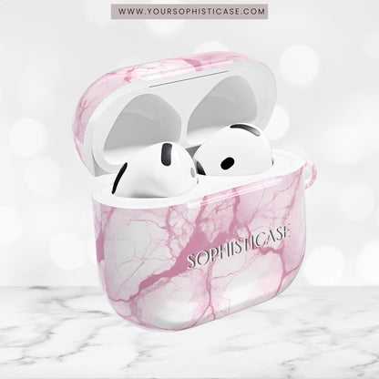 AirPod Cases - Marble Opulence in Pink
