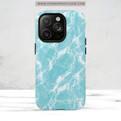 Marble Crush in Aqua - Magsafe Case