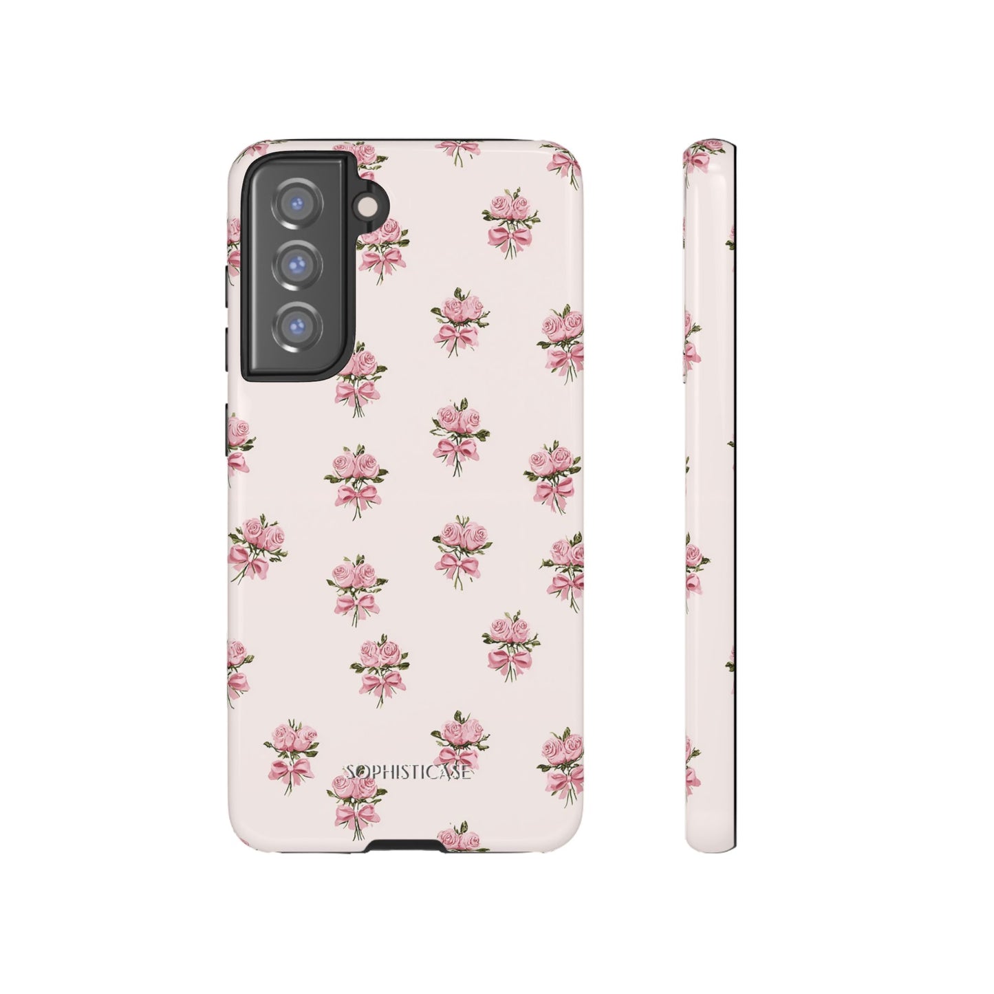 The Sweetest Thing in Coquette Rose Bouquet - iPhone Case, Samsung Galaxy Case, Google Pixel Case