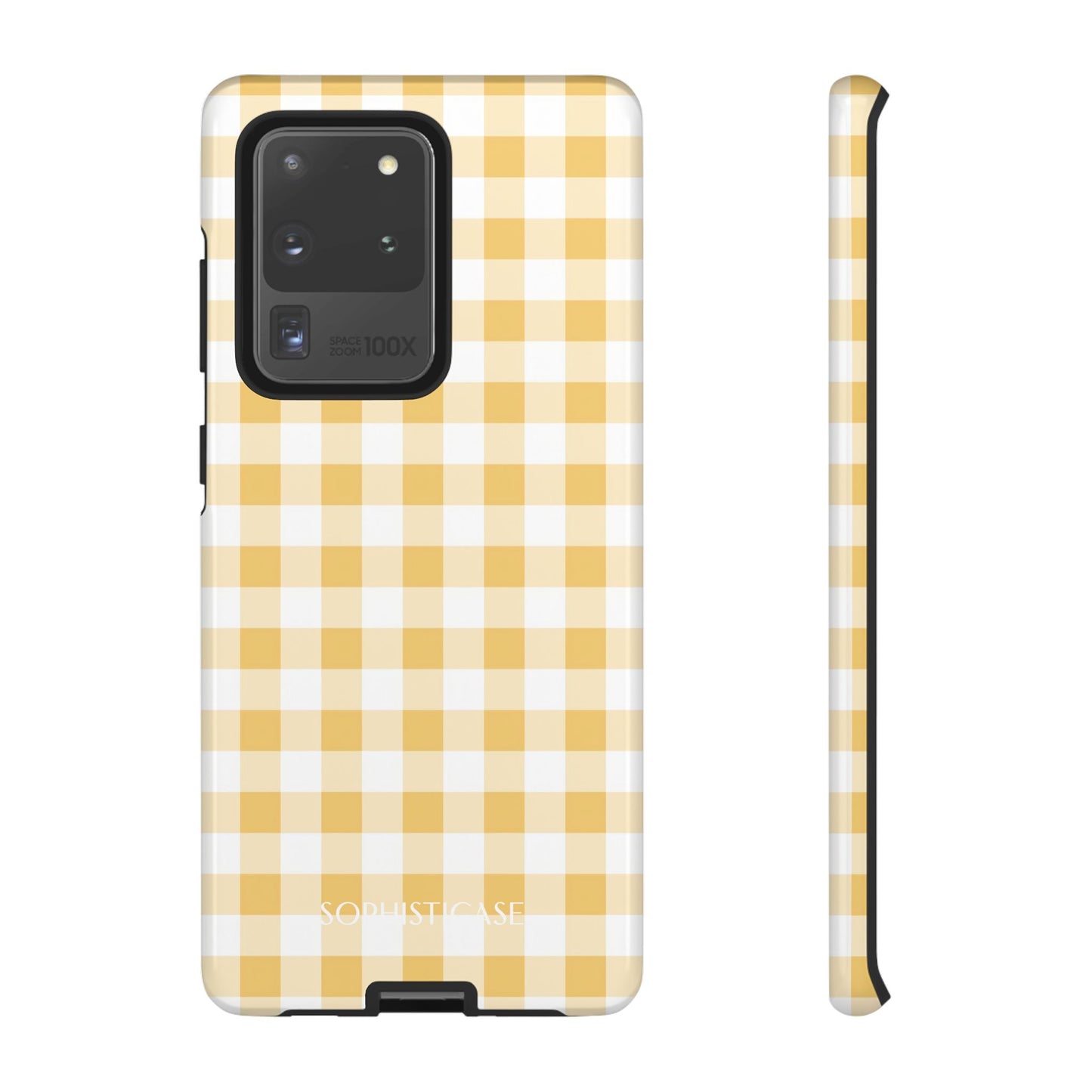 Tough Case - Gingham in Yellow