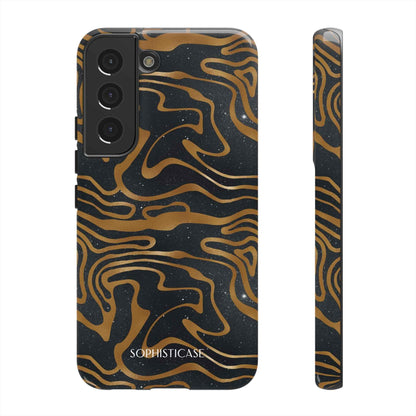 Cosmic Zebra in Black - iPhone Case, Samsung Galaxy Case, Google Pixel Case