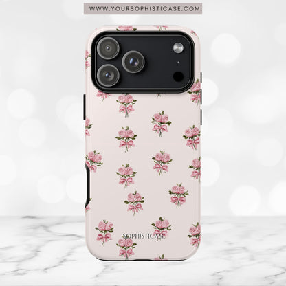 The Sweetest Thing in Coquette Rose Bouquet - iPhone Case, Samsung Galaxy Case, Google Pixel Case
