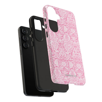 Luxe Lace in Pink - iPhone Case, Samsung Galaxy Case, Google Pixel Case