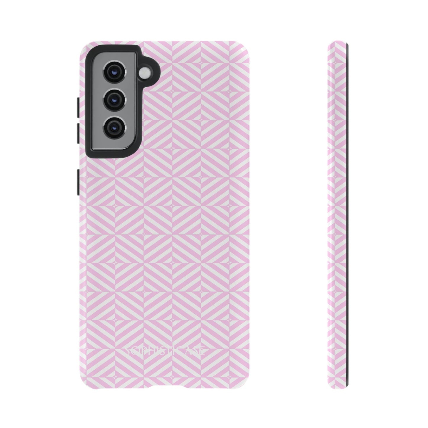 Illusions in Pink - Dual Layer Shockproof Phone Case for iPhone, Google Pixel and Samsung Galaxy