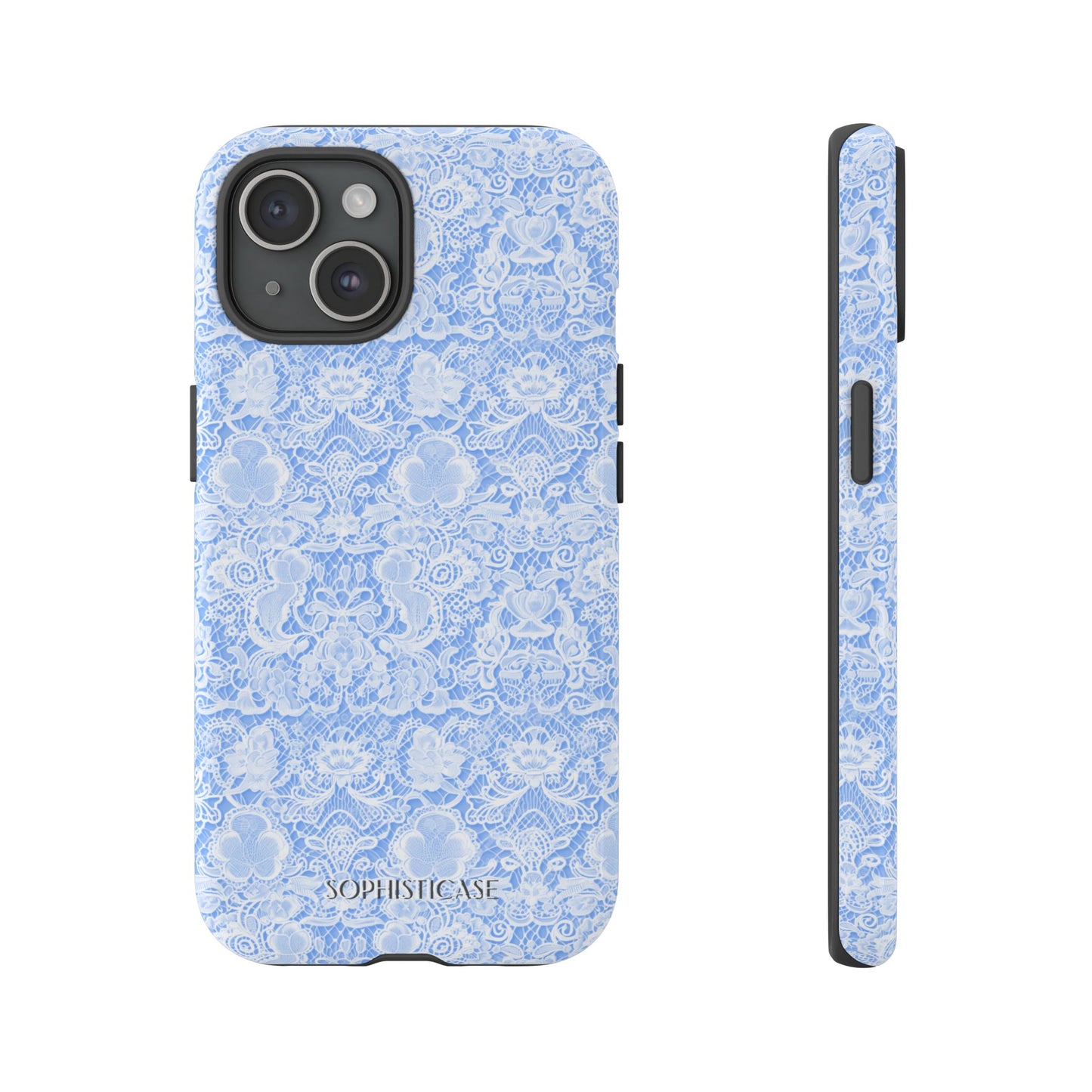 Luxe Lace in Blue - iPhone Magsafe Case