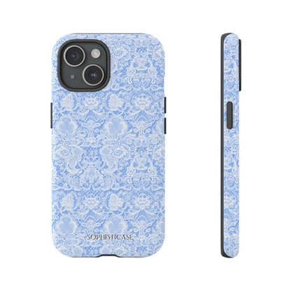 Luxe Lace in Blue - iPhone Magsafe Case