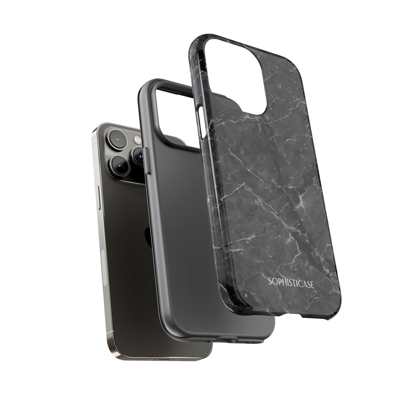 Marble Opulence in Black - iPhone Case, Samsung Galaxy Case, Google Pixel Case
