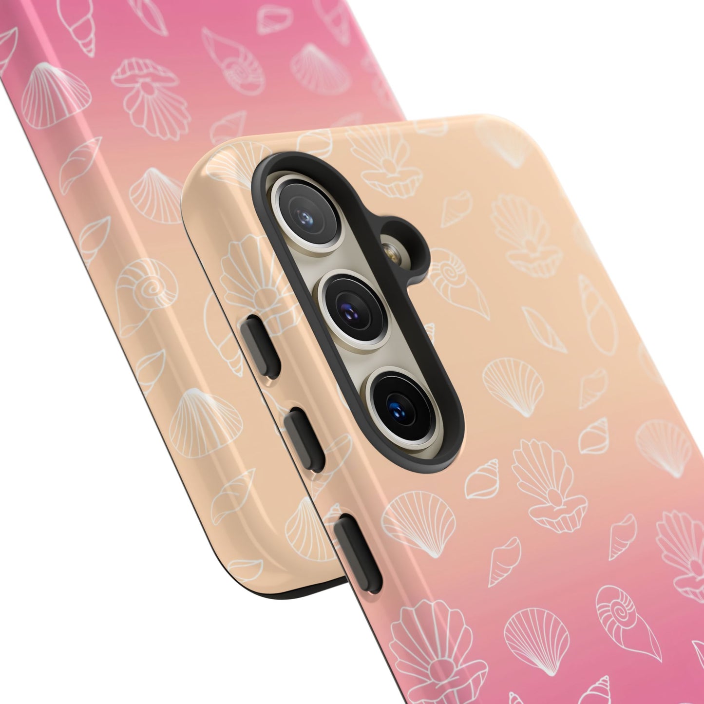 Seashell Society in Sandy Pink Sunset - iPhone Case, Samsung Galaxy Case, Google Pixel Case