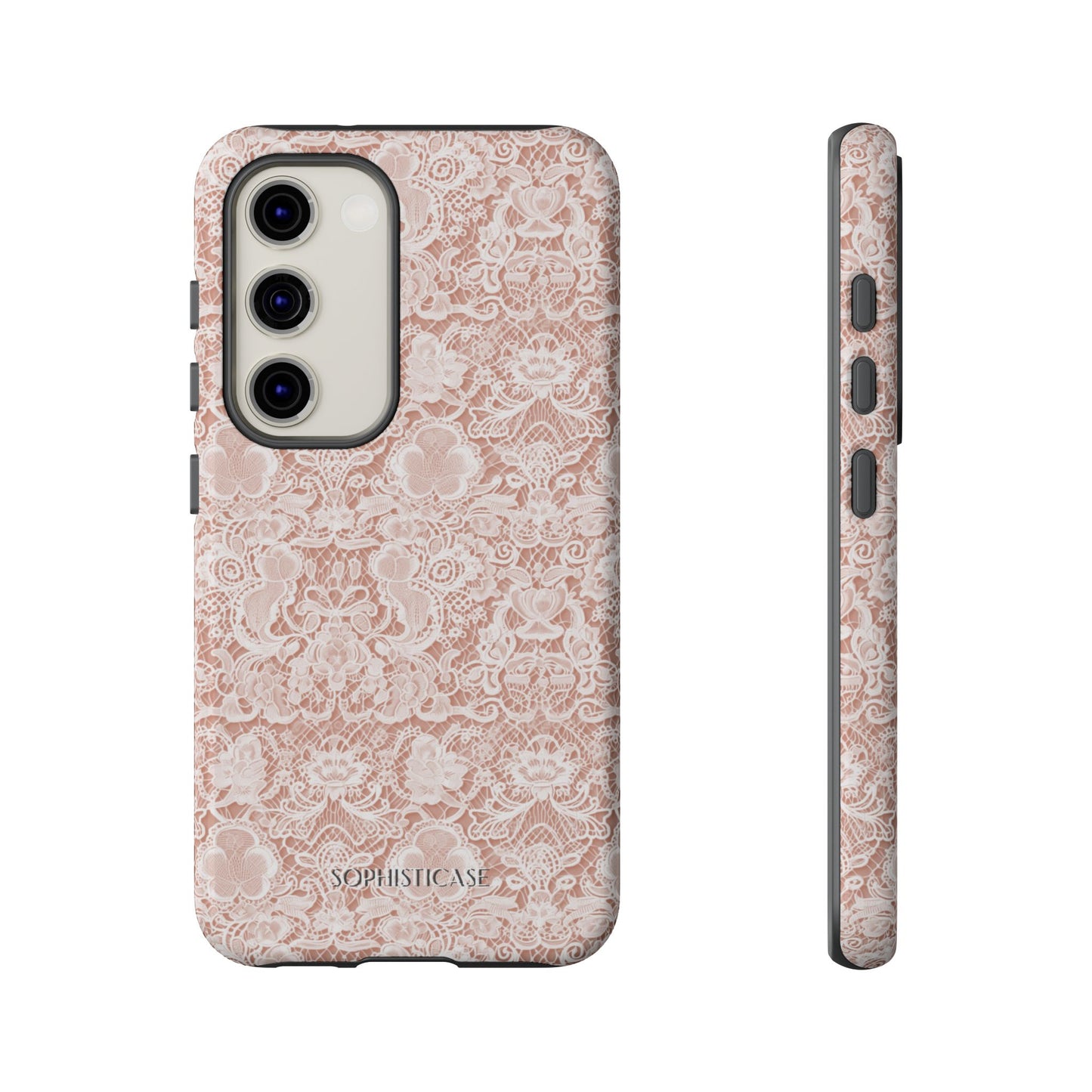 Luxe Lace in Brown - iPhone Case, Samsung Galaxy Case, Google Pixel Case