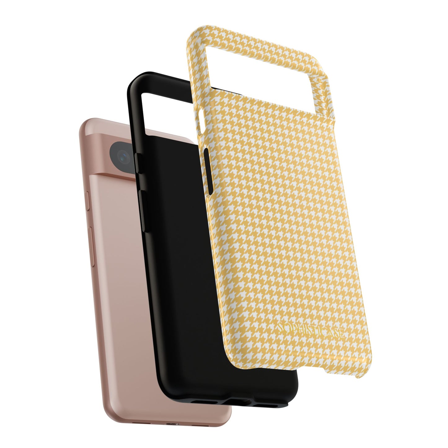 Tough Case - Houndstooth in Mustard