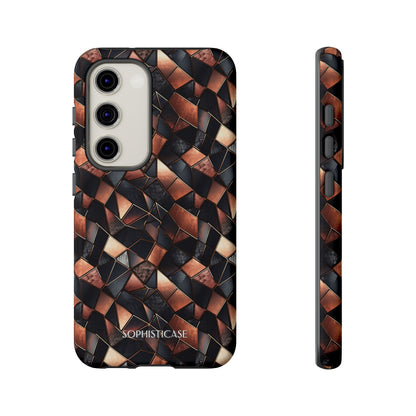Rose' Runway in Noir Mosaic - Tough Phone Case