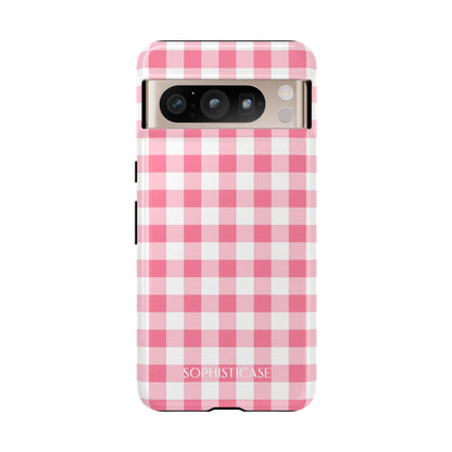 Tough Case - Gingham in Salmon