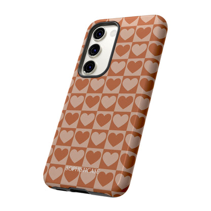 Tough Love in Brown - Tough Phone Case