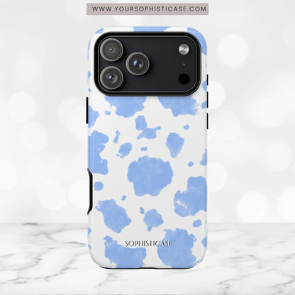 Holy Cow in Blue - Tough Phone Case