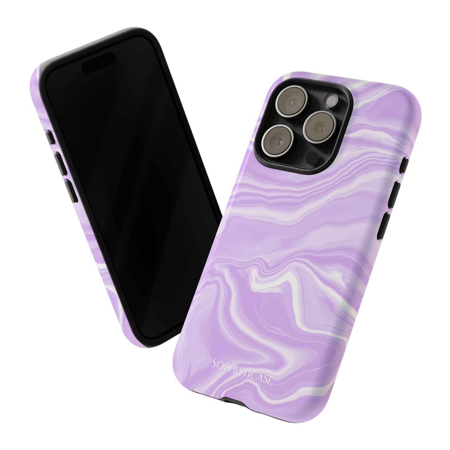 Liquid Dreams in Light Purple - iPhone Case