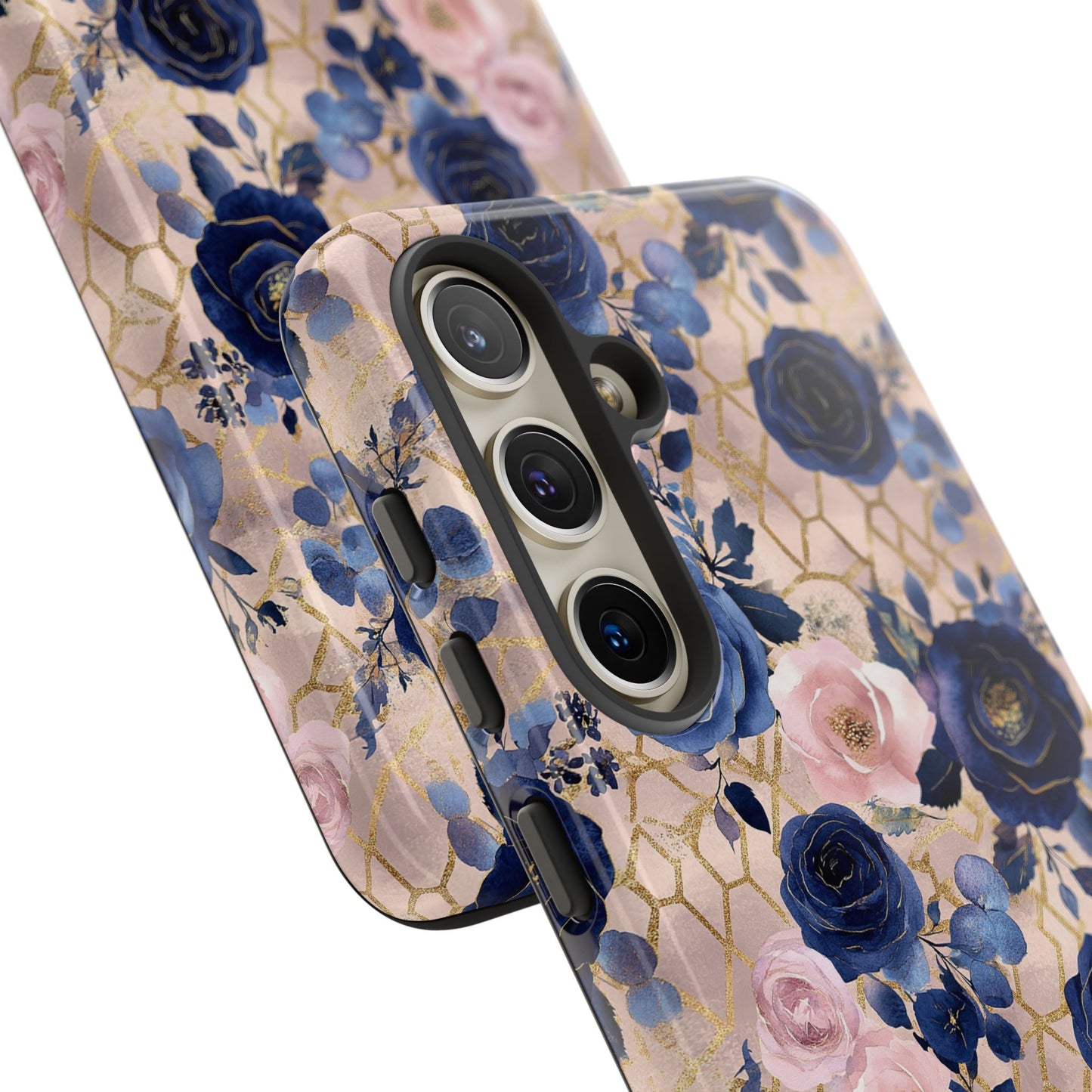 Royal Floral in Navy Blush - Tough Phone Case