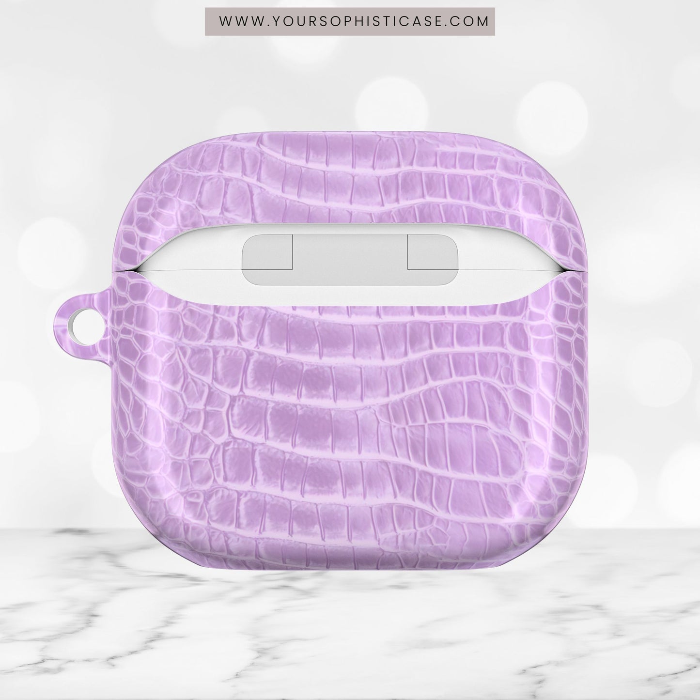 AirPod Cases - Luxe Leather in Purple