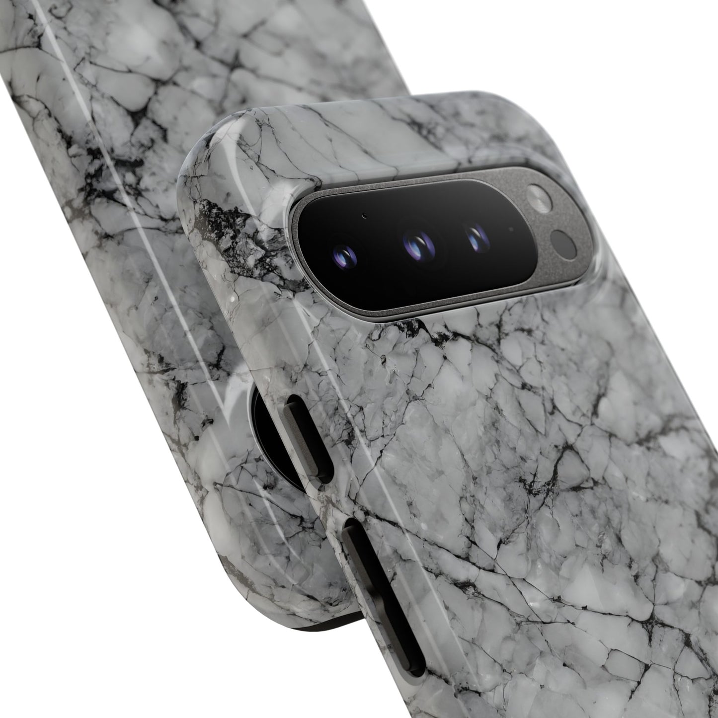 Marble Opulence in Grey - iPhone Case, Samsung Galaxy Case, Google Pixel Case