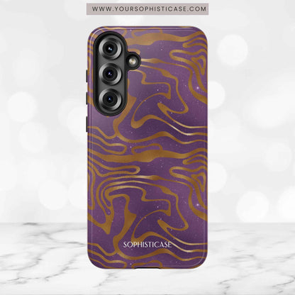 Cosmic Zebra in Purple - iPhone Case, Samsung Galaxy Case, Google Pixel Case