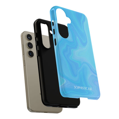 Liquid Magic in Blue - Drop Proof Phone Case for Samsung Galaxy