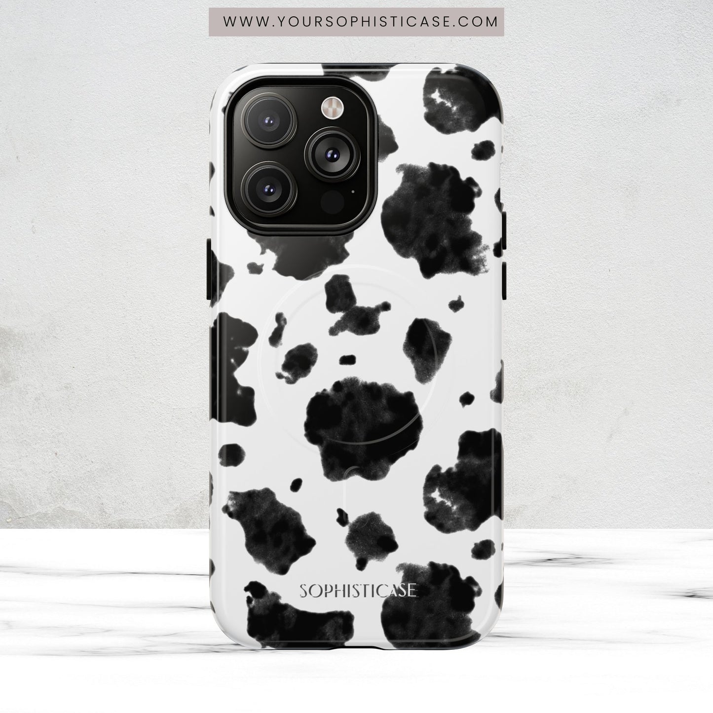 Holy Cow in Black - Magsafe Case