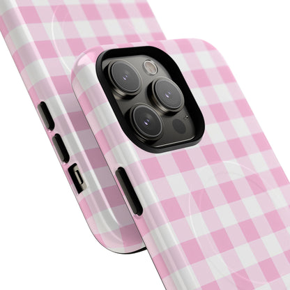 Gingham in Pink - Magsafe Case