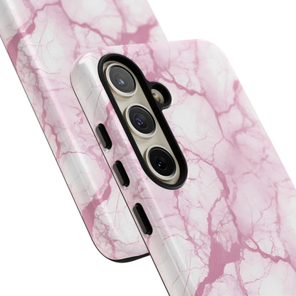 Marble Opulence in Pink - Tough Phone Case