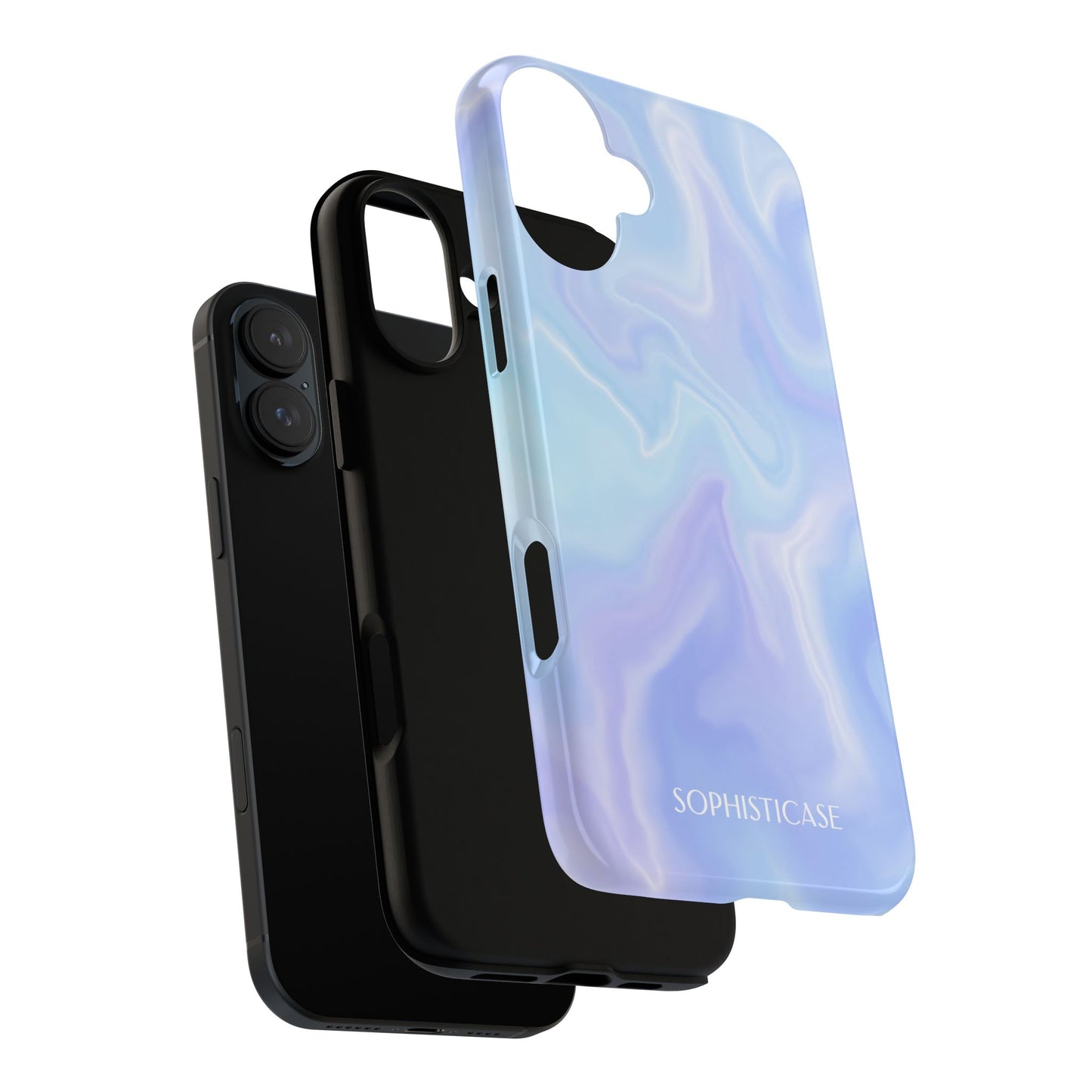 Liquid Magic in Blue Haze - Tough Phone Case for iPhone