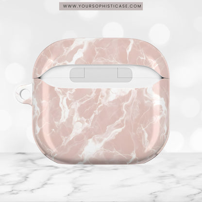AirPod Cases - Marble Crush in Neutral Beige