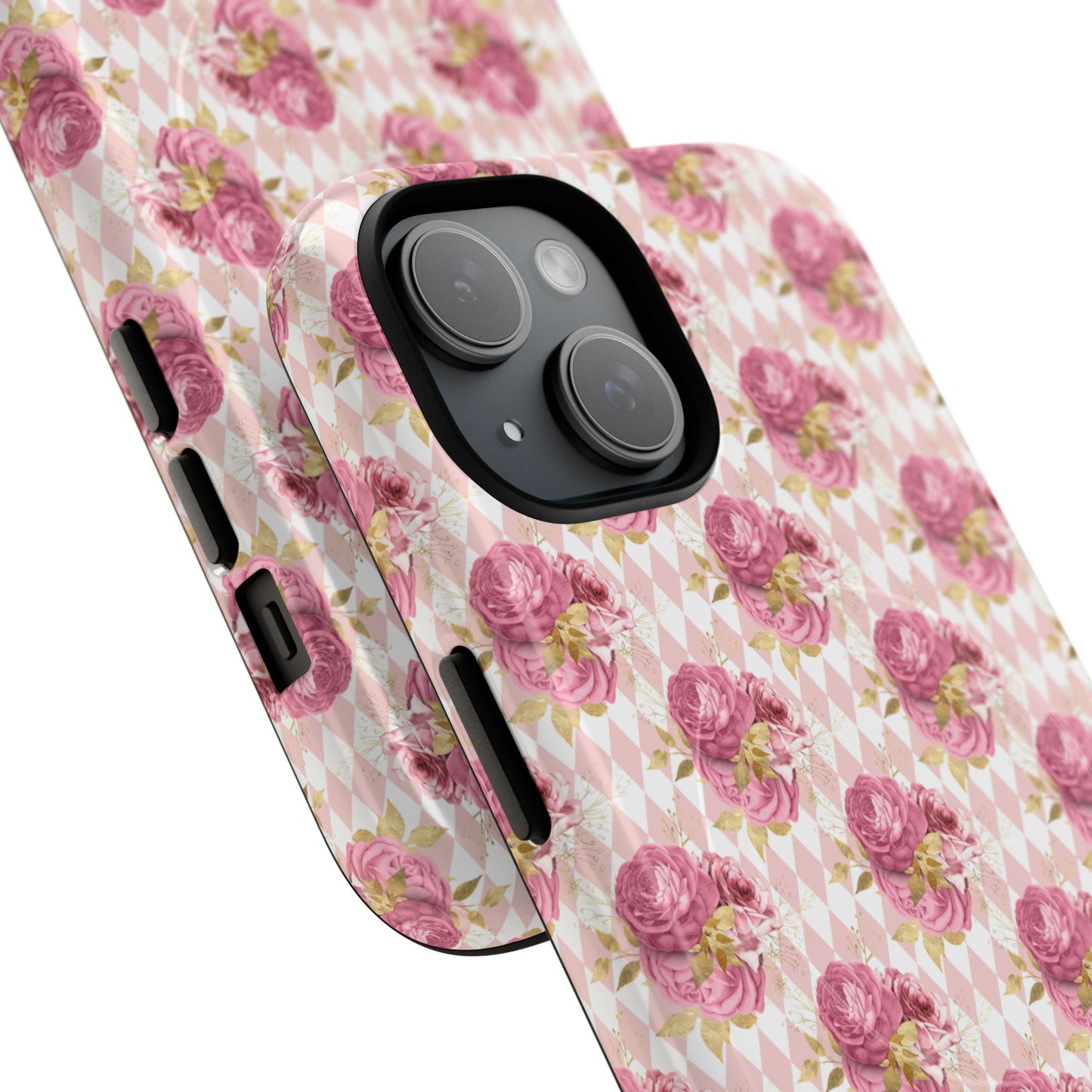 Rose Diamond Romance in Sienna - Magsafe Phone Case