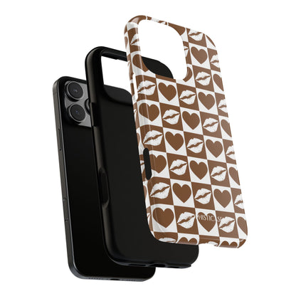 Belle Amie in Deep Brown - iPhone Case, Samsung Galaxy Case, Google Pixel Case