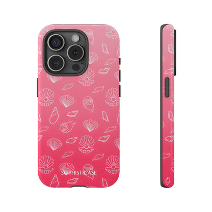 Seashell Society in Sunset Pink - iPhone Case