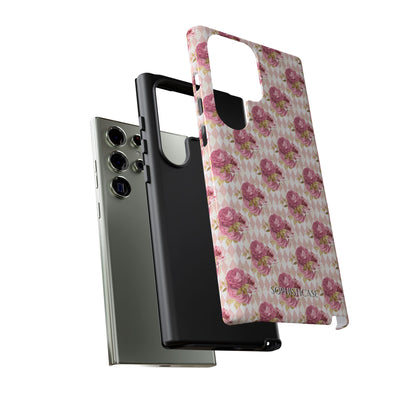 Rose Diamond Romance in Sienna - Tough Phone Case