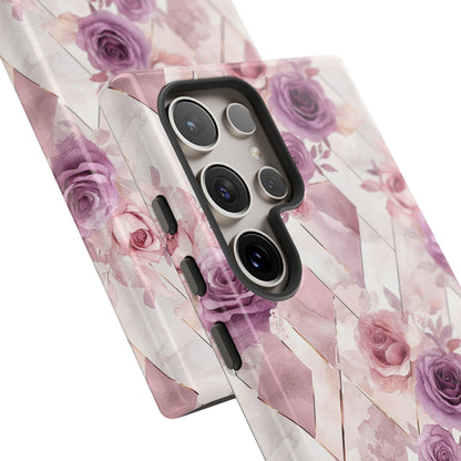 Royal Floral in Mauve Rose - Tough Phone Case